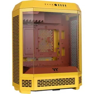 Thermaltake The Tower 600 Butter Caramel, Tower-Gehäuse (gelb, Tempered Glass x 3)