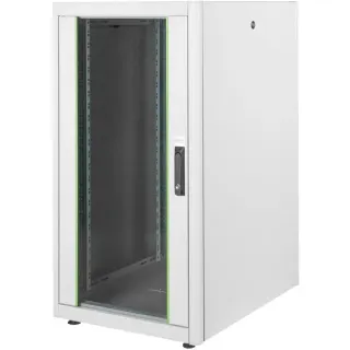 Digitus 483-mm-Netzwerkschrank, 22HE, IT-Schrank (hellgrau, 22 Höheneinheiten)