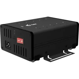 i-tec USB-C/USB-A Metal Charging + data HUB, 15W per port, 10x USB-C, USB-Hub (schwarz)