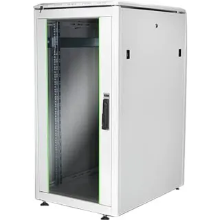 Digitus 483-mm-Netzwerkschrank, 22HE, IT-Schrank (hellgrau, 22 Höheneinheiten)