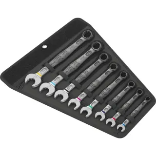 Wera 6003 Joker 8 Imperial Set 1, 8-teilig, Schraubenschlüssel (Ringmaulschlüssel-Satz, zöllig)