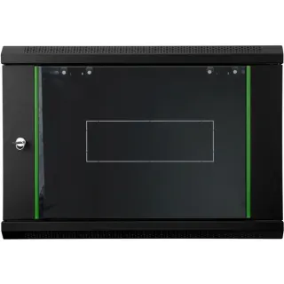 Digitus Wandgehäuse Dynamic Basic Serie - 600x450 mm (BxT), IT-Schrank (schwarz, 12 Höheneinheiten)