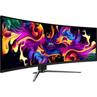 MSI MPG 491CQPXDE QD-OLED, Gaming-Monitor (124.5 cm (49 Zoll), schwarz, DQHD, Curved, USB-Hub, USB-C, 240Hz Panel)