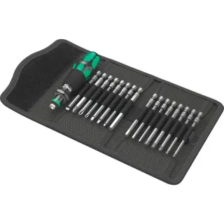 Wera Kraftform Kompakt 60 Imperial, 17-teilig, Steckschlüssel (schwarz/grün, zöllig)