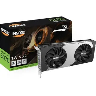 INNO3D GeForce RTX 5070 TWIN X2, Grafikkarte (DLSS 5, 3x DisplayPort, 1x HDMI 2.1 )