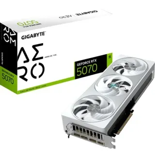 GIGABYTE GeForce RTX 5070 AERO OC, Grafikkarte (DLSS 5, 3x DisplayPort, 1x HDMI 2.1)