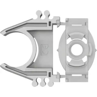 Bosch Professional PRO EPC-16 Rohrclip, 100 Stück, Schelle (hellgrau, für Rohre Ø 16mm)