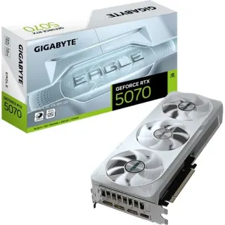 GIGABYTE GeForce RTX 5070 EAGLE OC ICE, Grafikkarte (weiß, DLSS 5, 3x DisplayPort, 1x HDMI 2.1)
