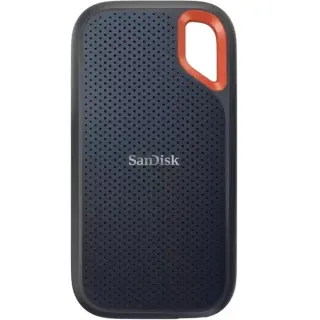 SanDisk Extreme Portable SSD V2 8 TB, Externe SSD (schwarz/orange, USB-C 3.2 Gen 2 (10 Gbit/s))