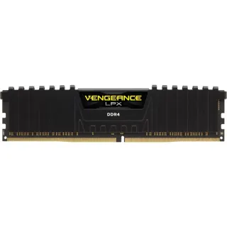 Corsair DIMM 16 GB DDR4-2400 , Arbeitsspeicher (schwarz, CMK16GX4M1A2400C16, Vengeance LPX, INTEL XMP)