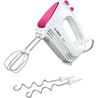Bosch Home Handmixer CleverMixx FUN MFQ2210P (weiß/lila, 375 Watt)