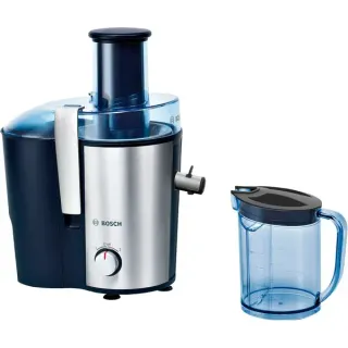 Bosch Home Entsafter VitaJuice 3 (dunkelblau/silber, 700 Watt, Saftbehälter 1,25 Liter)