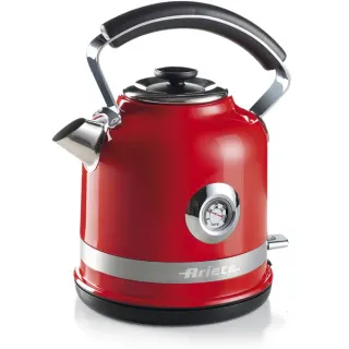 Ariete Wasserkocher Moderna (rot, 2.000 Watt, 1,7 Liter)