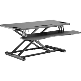 Digitus Ergonomischer Schreibtischaufsatz, Monitorhalterung (schwarz)
