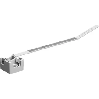 Bosch Professional PRO EPT Befestigungsverbinder 16 x 32 mm, Kabelbinder (grau, 100 Stück)