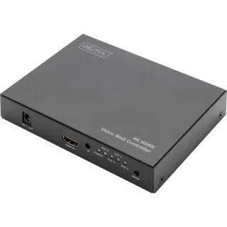 Digitus 4K HDMI Videowand-Prozessor, 2x2, HDMI Splitter (schwarz, mit Fernbedienung)