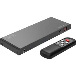 Digitus 8K HDMI Switch, 4x1 (schwarz, mit Fernbedienung)