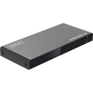 Digitus 4K HDMI Splitter, 1x4 (schwarz, mit Downscaler)