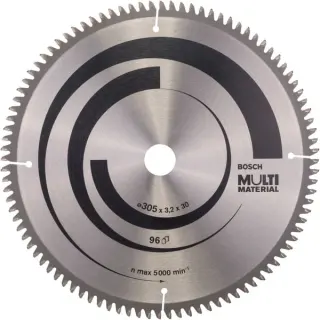 Bosch Professional PRO Multi Material Kreissägeblatt, Ø 305mm, 96Z (Bohrung 30mm, für Kapp- & Gehrungssägen)