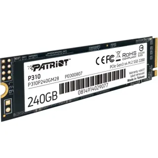 Patriot P310 240 GB, SSD (PCIe 3.0 x4, NVMe 1.3, M.2 2280)