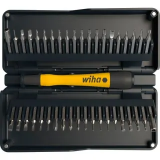 Wiha zai Hause Micro Bit-Satz, 42-teilig (schwarz, inkl. Bithalter mit ESD Griff)