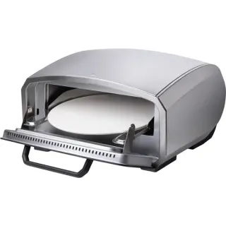 Unold Pizzaofen Enzo (edelstahl/schwarz, 2.100 Watt, für Pizzen bis ca. Ø 32cm)