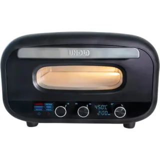 Unold Pizzaofen Don Alfredo (schwarz, 1.700 Watt, für Pizzen bis ca. Ø 30cm)