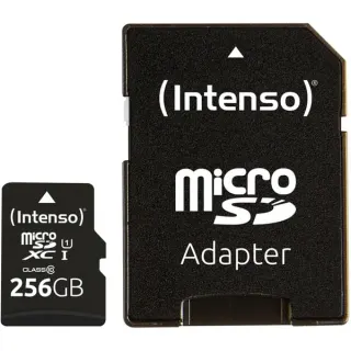 Intenso UHS-I Performance 256 GB microSDXC, Speicherkarte (schwarz, UHS-I U1, Class 10)