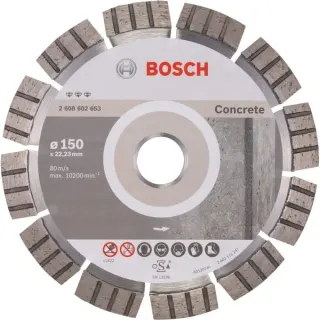 Bosch Professional PRO Concrete Diamanttrennscheibe, Ø 150mm (Bohrung 22,23mm)