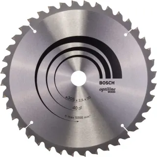 Bosch Professional PRO Wood Kreissägeblatt, Ø 305mm, 40Z (Bohrung 30mm, für Kapp- & Gehrungssägen)