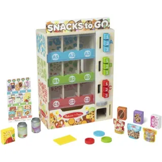 Spin Master Melissa & Doug - Verkaufsautomaten Spielset aus Holz, Kaufladen