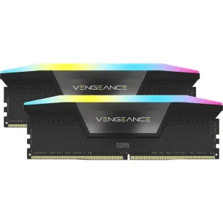 Corsair DIMM 32 GB DDR5-6000 (2x 16 GB) Dual-Kit, Arbeitsspeicher (schwarz, CMH32GX5M2B6000C38, Vengeance RGB, INTEL XMP)