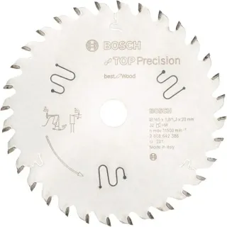 Bosch Professional Kreissägeblatt Best for Wood, Ø 165mm, 32Z (Bohrung 20mm, für Handkreissägen)