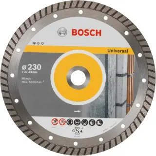 Bosch Professional Diamanttrennscheibe Standard for Universal Turbo, Ø 230mm (10 Stück, Bohrung 22,23mm)
