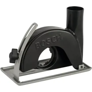 Bosch Professional Absaughaube mit Führungsschlitten, Ø 115/125mm, Staubsauger-Aufsatz (schwarz, für Winkelschleifer)