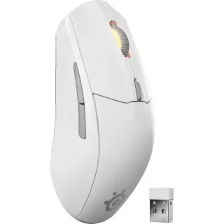 SteelSeries Rival 3 Wireless Gen 2, Gaming-Maus (weiß)