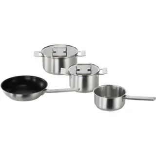 Siemens Topf-Set HZ9SE040 (edelstahl, 4-teilig, für Induktion)