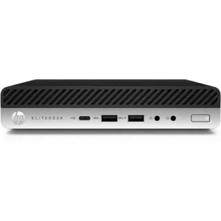 HP EliteDesk 800 G4 MP Generalüberholt, Mini-PC (schwarz/silber, Windows 11 Pro)