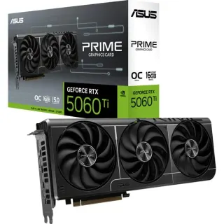 ASUS GeForce RTX 5060 Ti PRIME OC 16GB, Grafikkarte (DLSS 5, 3x DisplayPort, 1x HDMI 2.1)
