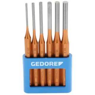 GEDORE Splinttreiber-Satz 116 A, 6-teilig (gelb, im PVC-Halter)