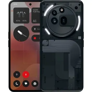 Nothing Phone (3a) Pro 256GB, Handy (schwarz, Android 15, 12 GB)