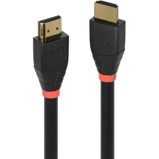 Lindy Aktives HDMI 4K60 Kabel (schwarz, 7,5 Meter)