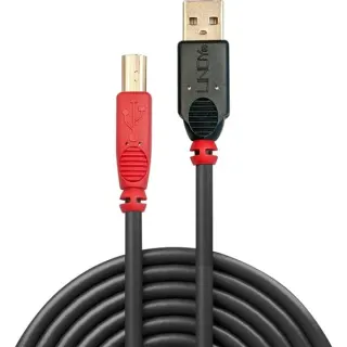 Lindy USB 2.0 Aktivkabel, USB-A Stecker > USB-B Stecker (schwarz, 15 Meter)