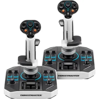 Thrustmaster Sol-R 2 HOSAS Space Sim Duo, Joystick (schwarz/weiß)
