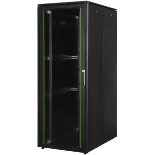 Digitus Netzwerkschrank Unique Serie - 800x1200 mm (BxT), IT-Schrank (schwarz, 42 Höheneinheiten)