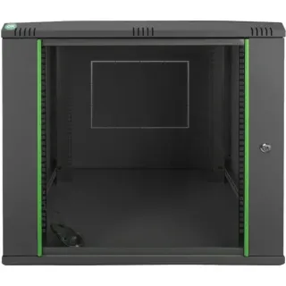 Digitus Wandgehäuse Dynamic Basic Serie - 600x600 mm (BxT), IT-Schrank (schwarz, 12 Höheneinheiten)