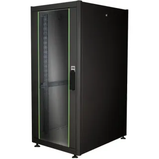 Digitus Netzwerkschrank Dynamic Basic Serie - 600x800 mm (BxT), IT-Schrank (schwarz, 26 Höheneinheiten)
