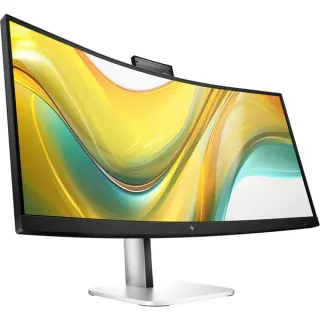 HP S5 Pro 534pm Konferenzmonitor, LED-Monitor (86.4 cm (34 Zoll), schwarz/silber, WQHD, VA, Curved, USB-C, USB-Hub, 100Hz Panel)