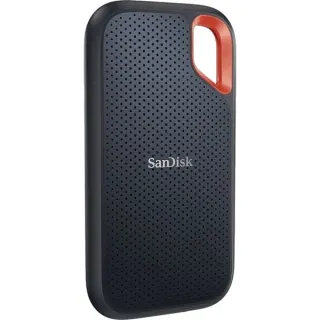 SanDisk Extreme Portable SSD V2 500 GB, Externe SSD (schwarz/orange, USB-C 3.2 Gen 2 (10 Gbit/s))