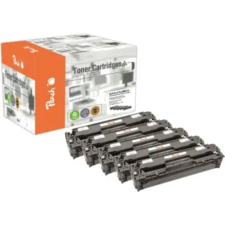 Peach Toner Spar Pack Plus 111855 (kompatibel zu HP CB540, CB541, CB542, CB543)